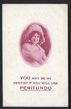 Peritundo Tooth Pain Treatment Dental Care Vintage Advertising Card D214