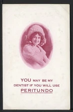 Peritundo Tooth Pain Treatment Dental Care Vintage Advertising Card D214