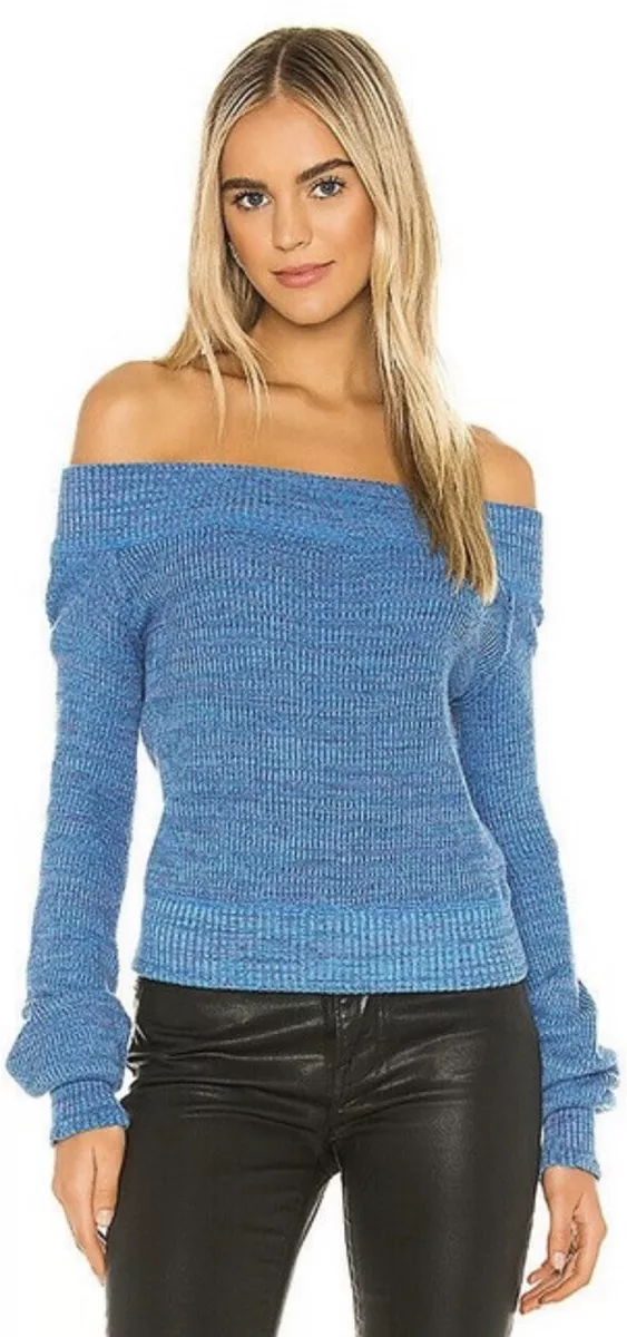 Free people off the shoulder cheap sweater