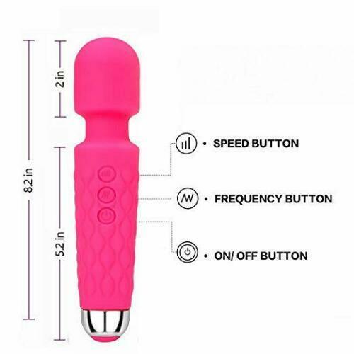 Multispeed-Neck-Full-Body-Personal-Female-Adult-Wand-Massager-Waterproof - Picture 11 of 15