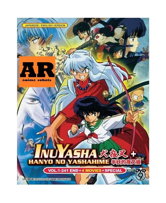 Inuyasha+Hanyo No Yashahime (1-241End+4 Movie+Special) Anime DVD *English  Dub*