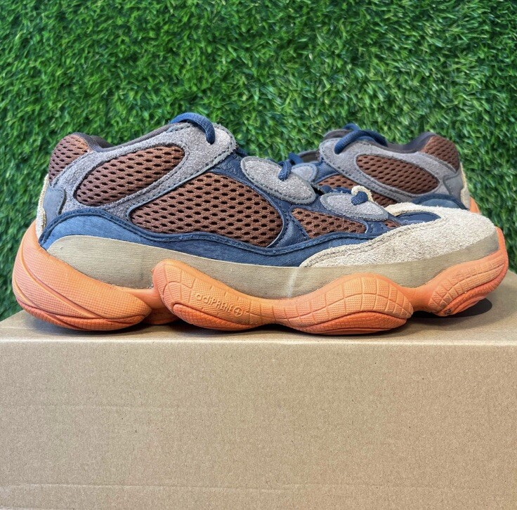 Adidas Yeezy 500 Enflame Tan Orange Men's Size 6.5 Sneakers Shoes