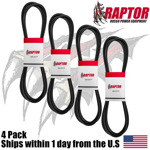 4PK Raptor Drive Belt for John Deere GX22036 GX20241 D100 L100 LA100 LA105 L130 eBay