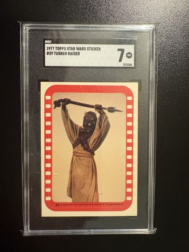 1977 Topps Star Wars Stickers #39 Creature of Tatooine — SGC 7