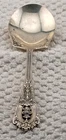 Wallace Sterling Silver Rose Point Sugar Spoon 34.01 Grams