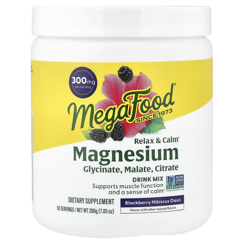 Magnesium, Drink Mix, Blackberry Hibiscus Oasis, 7.05 oz (200 g)