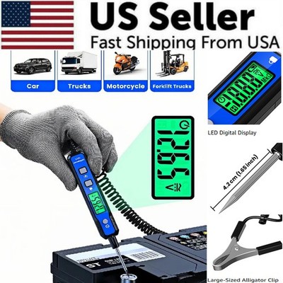 6-24V Digital Electric Voltage Circuit Tester Automotive Test Light Car Truck CA
