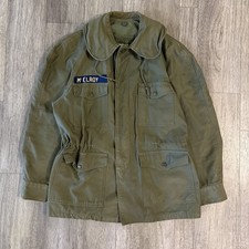 Vintage 60s MIL-J-4883C OG 107 USAF Air Force Field Hood Jacket Sz Medium Green