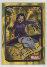 2025 Topps Chrome Marvel Comics Yellow Lava Refractor Mantis #171 1j8b