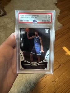 2018 Panini Certified Jaren Jackson JR. #154 PSA 10 Gem Mint Rookie Card RC 