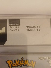 Pokemon Crystal Version WATA 8.0 CIB 