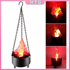 3D Fake Flame Lamp Electric Campfire Artificial Flickering Effect Light Party US