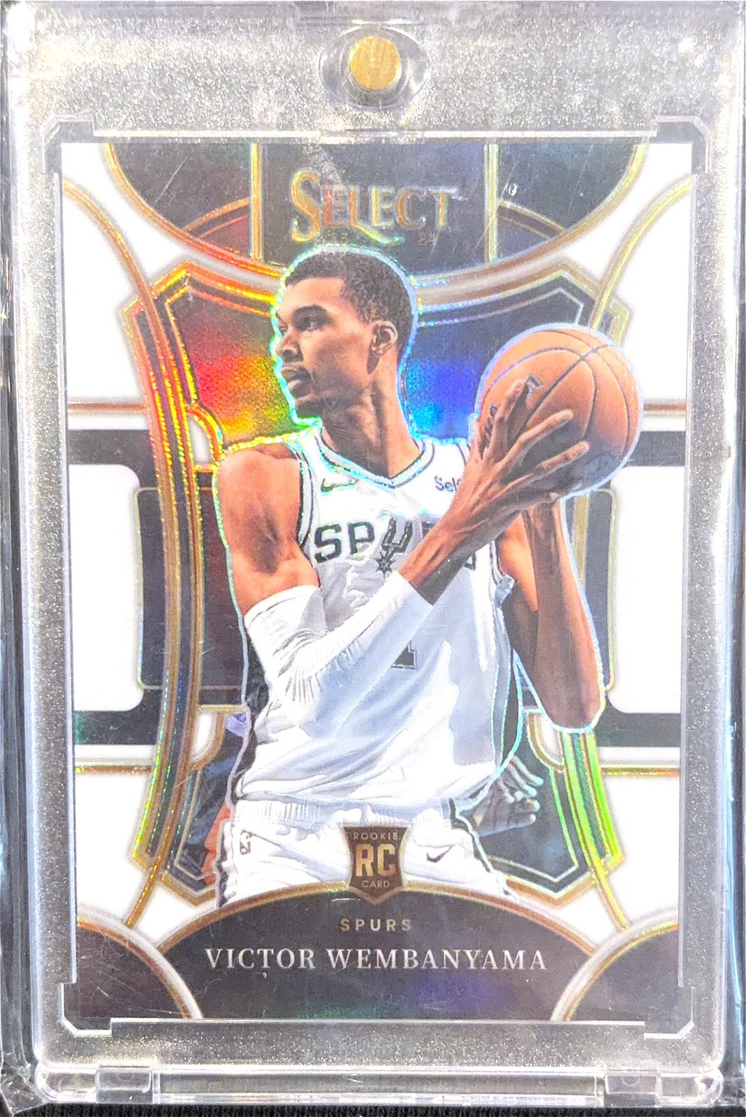 2023-24 Panini Select Victor Wembanyama #311 Mezzanine White Color Match RC /149