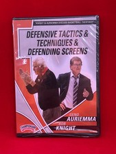 Bob Knight & Geno Auriemma Defensive Tactics & Techniques Defending Screens DVD
