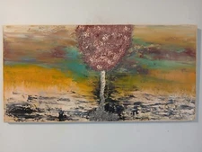 original abstract acrylic painting on canvas