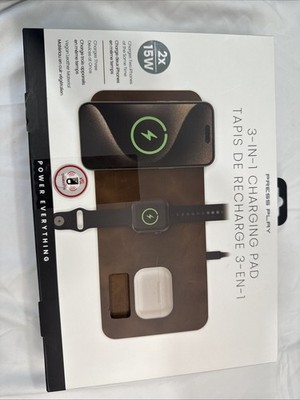 Press Play 3-in-1 Charging Pad Charge two phones at the same time