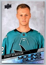 2020-21 Upper Deck Josef Korenar Rookie San Jose Sharks #715