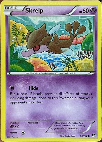 Skrelp - 63/122 - XY Breakpoint Pokemon 2016