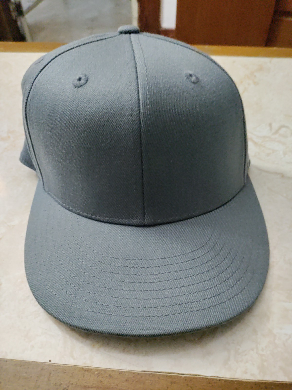 Men's Solid Gray Hat - image 1