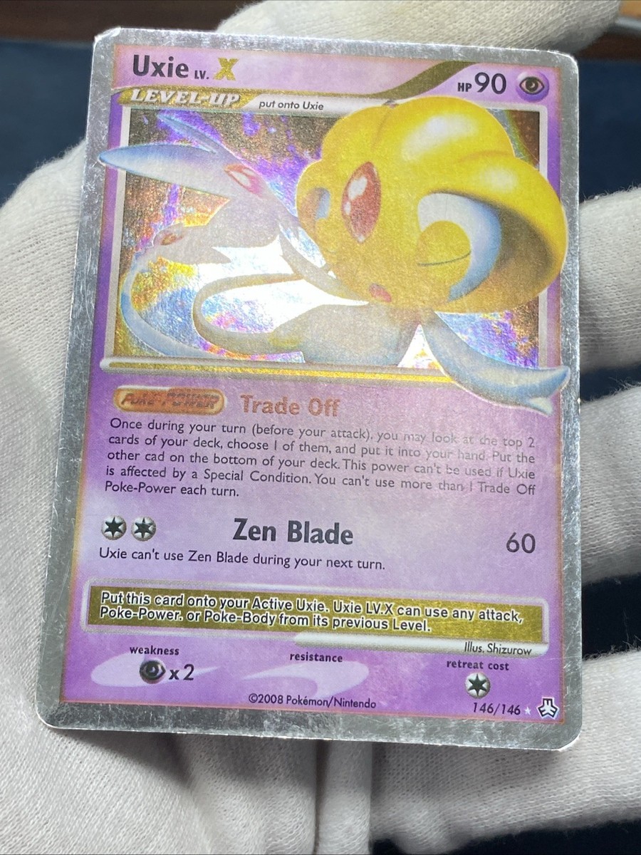Uxie LV.X 146/146 Holo Pokémon Card – Legends Awakened (2008) LV.X