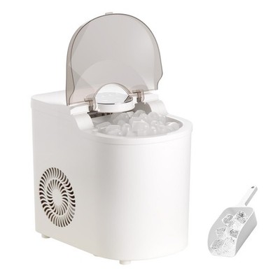 Compact 2-Size Ice Maker 7 Cubes/6 Min, 26lb/Day