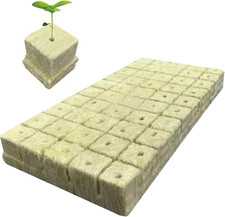 50 Pezzi Lana Di Roccia, Roccia Cubi, Blocchi Idroponici Rockwools Cubi Permeabi