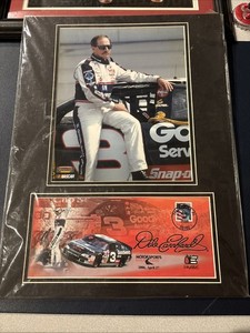 Framed Dale Earnhardt Sr Talladega HOF Envelope & Pic April 27 2006 #3 NASCAR