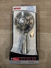 New Delta 7 Spray Settings Hand Shower Chrome Finish 75724