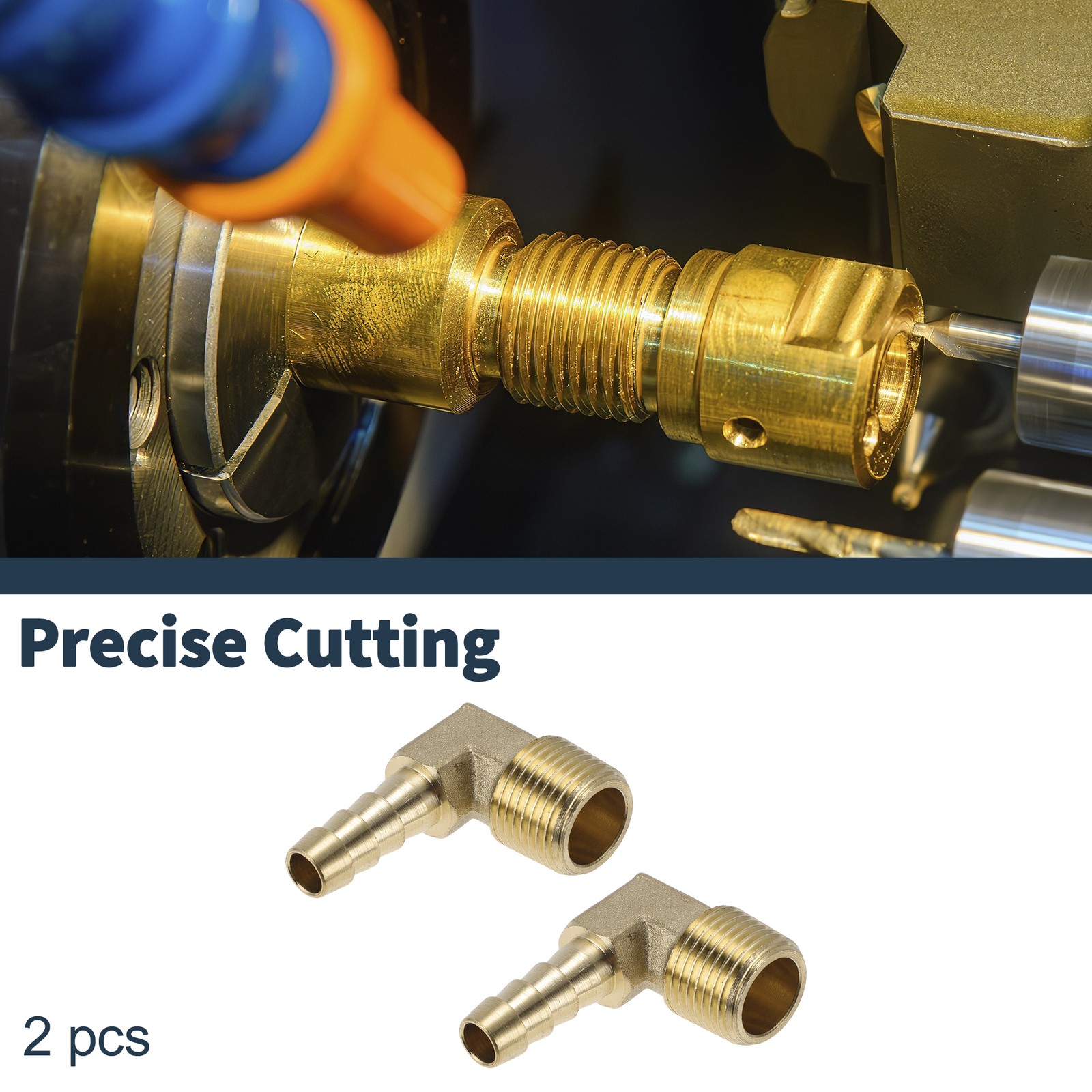 Slide on Pipe Connectors Flanges with Holes - 7.9mm - UNPAINTED - PACK