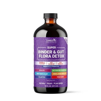 SUPER BINDER & GUT FLORA DETOX - NATURAL HERBAL LABS