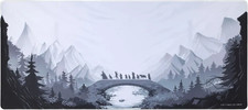 DROP The Lord of the Rings Deskmat Desk Mat Pad Mousepad Fellowship Black White