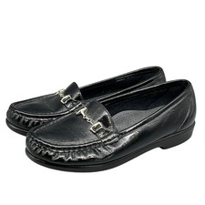 SAS Tripad Comfort Leather Loafers Womens 6 M Horsebit Cushioned Work Shoes