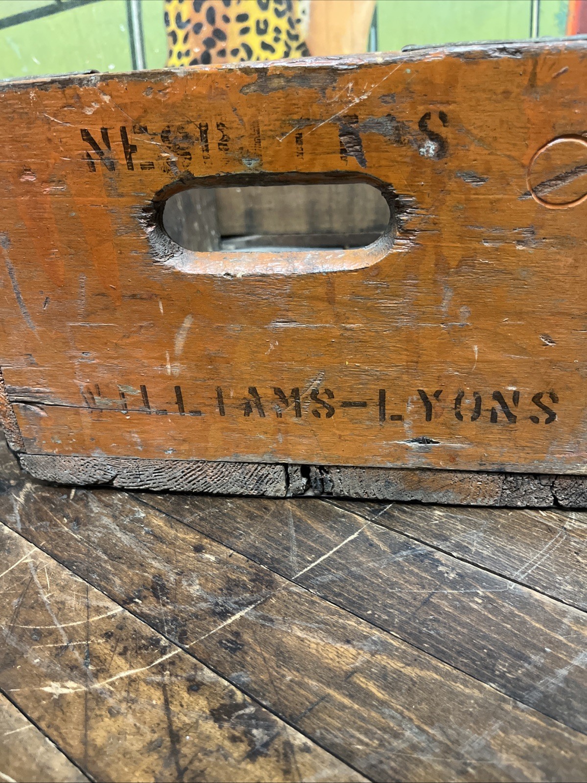 VINTAGE NESBITTS ORANGE CRATE CARRIER SIGN COCA COLA 7UP PEPSI ORANGE CRUSH RARE