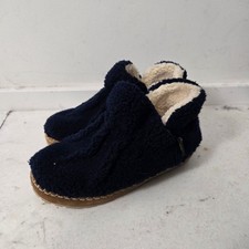 L.L. Bean Women's Size 9 Pile Fleece Cozy Slipper Booties Navy