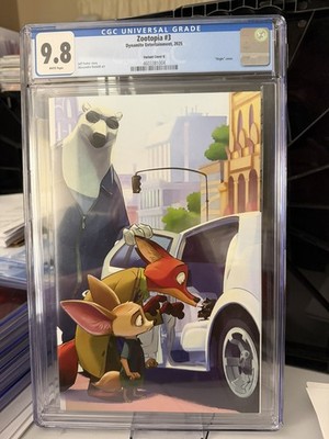 Zootopia 3 (2025) Dynamite Entertainment  Virgin  cover CGC 9.8