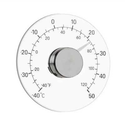 Indoor Outdoor Window  Transparent Dial Weather  Accurate Readings for Home8213
