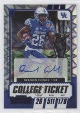2021 Panini Contenders Draft Picks College Ticket 16/39 Brandin Echols Auto 03rx