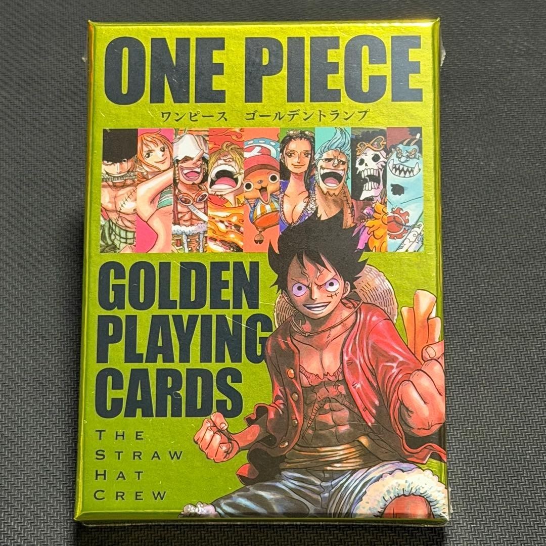 ONE PIECE Golden Playing Cards Poker Deck JUMP SHOP Japan JF 2024