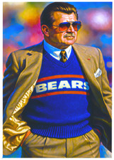 MIKE DITKA * Chicago Bears * FOOTBALL * Novelty Art Card * ATC ACEO