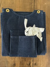 Chore Work Shop Apron Union Made Dark Indigo Denim 70s