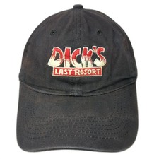 Dick's Last Resort Slideback Hat Black One Size Embroidered Port Company