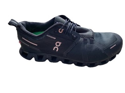 Size 9 - On Running Cloud 5 Waterproof 59.98838 Womens Athletic Shoes All Black