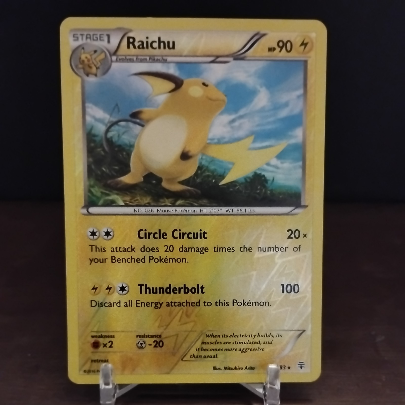 Raichu 27/83 Generations Reverse Holo