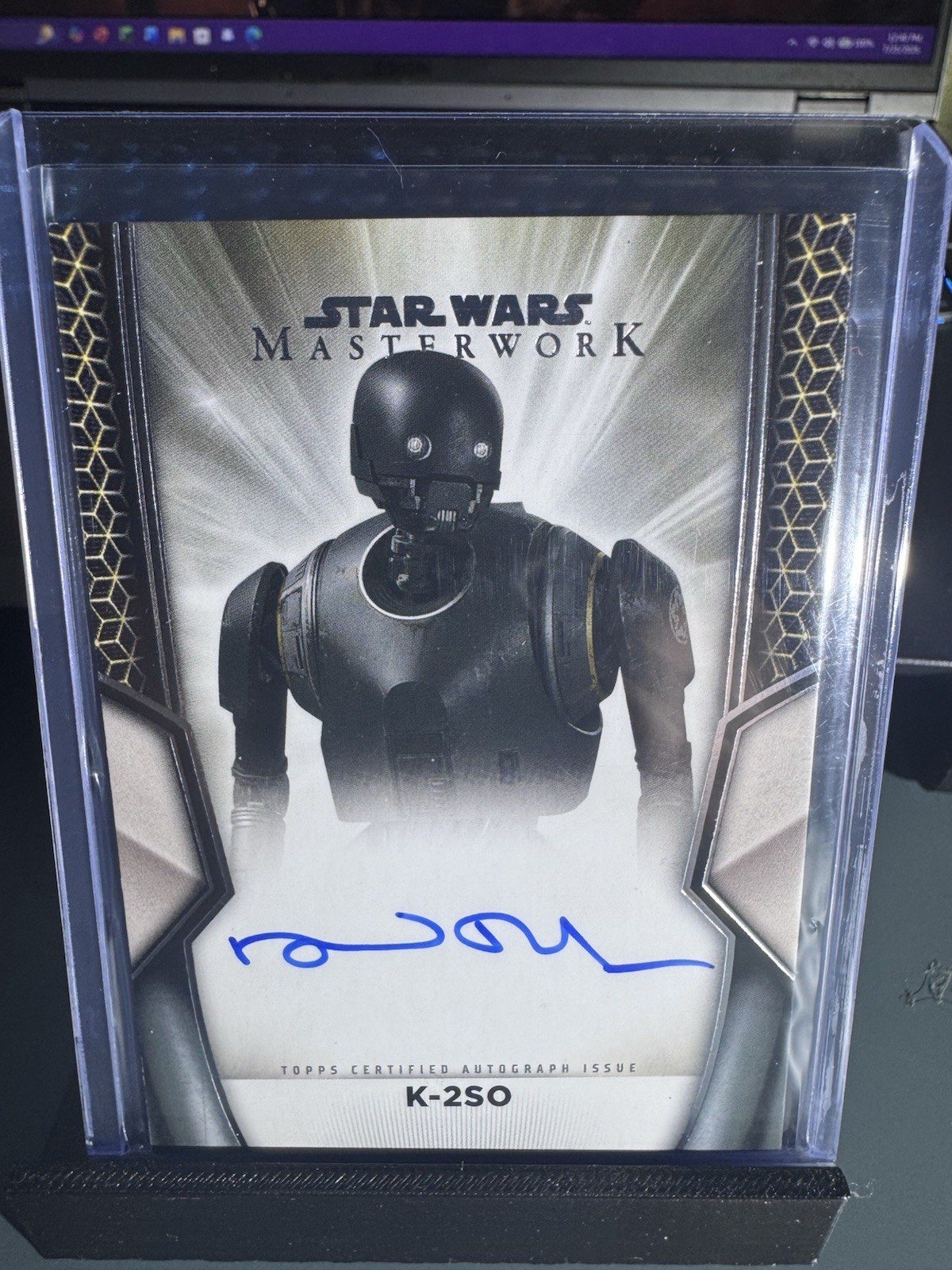 2025 Topps Star Wars Masterwork ALAN TUDYK Auto On-Card as K-2SO A-AT