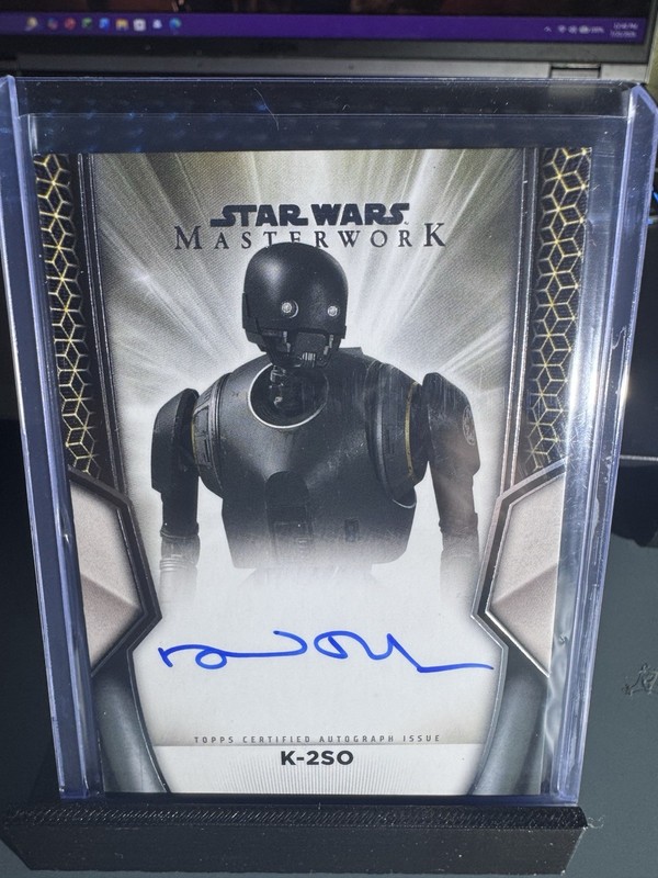 2025 Topps Star Wars Masterwork ALAN TUDYK Auto On-Card as K-2SO A-AT