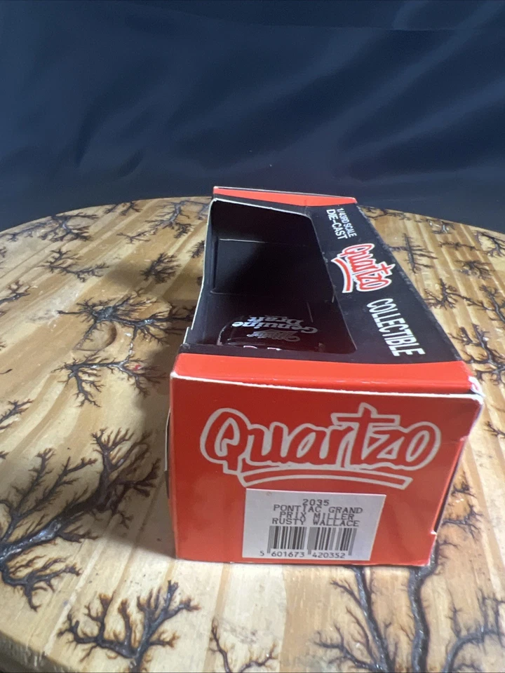Quartzo Rusty Wallace Miller Genuine Draft Race Car, 1:43 Scale - Image 4 of 4