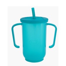 Adult Sippy Cup Drinking Cup For Elderly Spill Proof Feeding Cup With Straw US