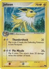 Jolteon - 3/17 - Pokemon Pop Series 3 Holo Card LP