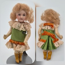 RARE 4" Unis France 301 Mignonette Doll SFBJ Stamped / Signed Bisque Composition
