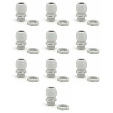 Image of Pack Of 10 x Cable Gland Grey M20 Sprint Clamping Range 6.2-14mm Wiska 10100613